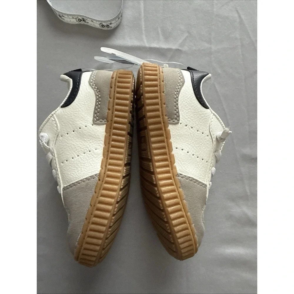 Lil Boys Sneakers By Oshkosh B'gosh Chema Sz 7 New  No Box Grey White‎ And Blue